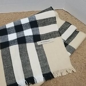 Burberry Scarf 72in x 17 in